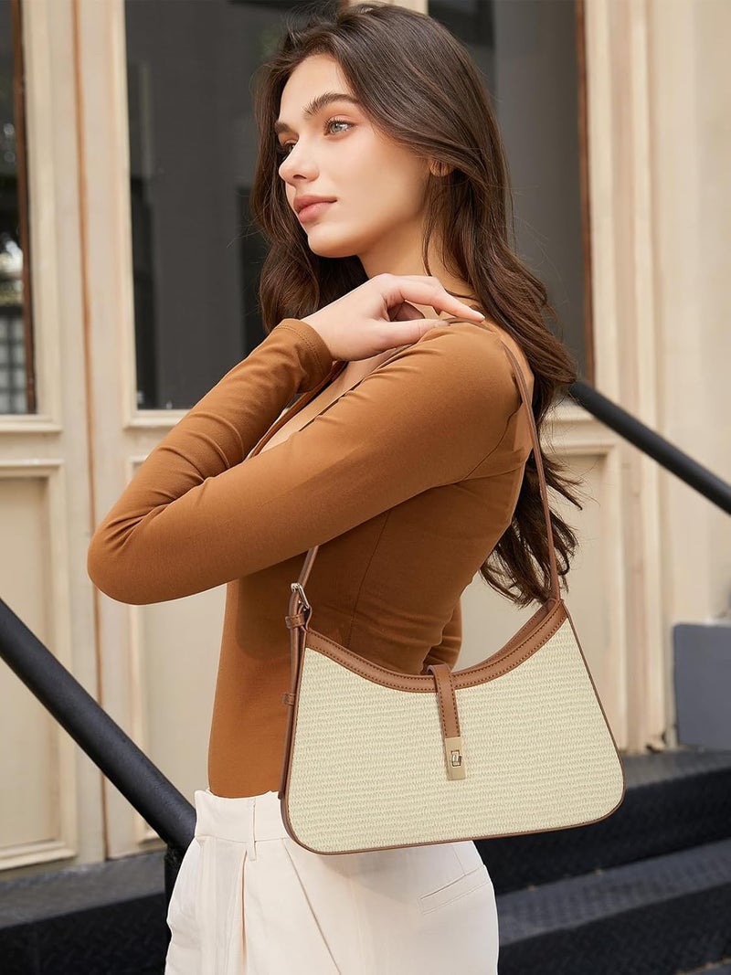 CLUCI Shoulder Bag for Women, Purses for Women, Handbag Hobo Bags Vegan Leather Crossbody Purse with Adjustable Strap - Image 2